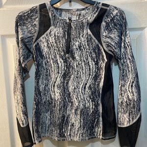 Lululemon Water Sun Runner Zip Long Sleeve Shirt